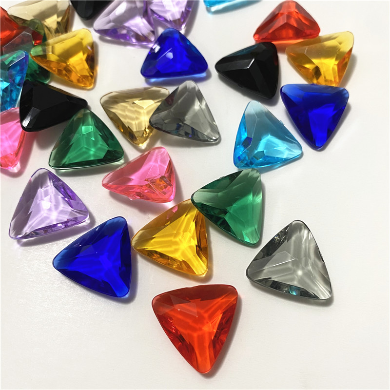 Board Game Hegemony - 10Pcs Acrylic Plastic 23mm Clear Triangle