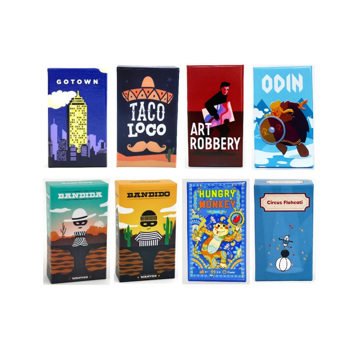 Board Game Room - Hot Games - Taco Loco Card