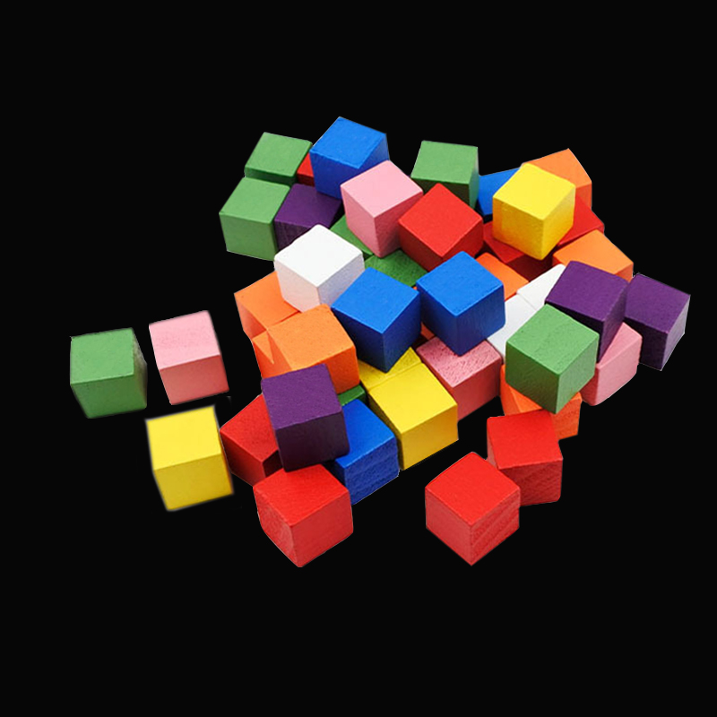 Board Game Hegemony - 100Pcs/lots 14colors 10mm Cube Wood Cubes