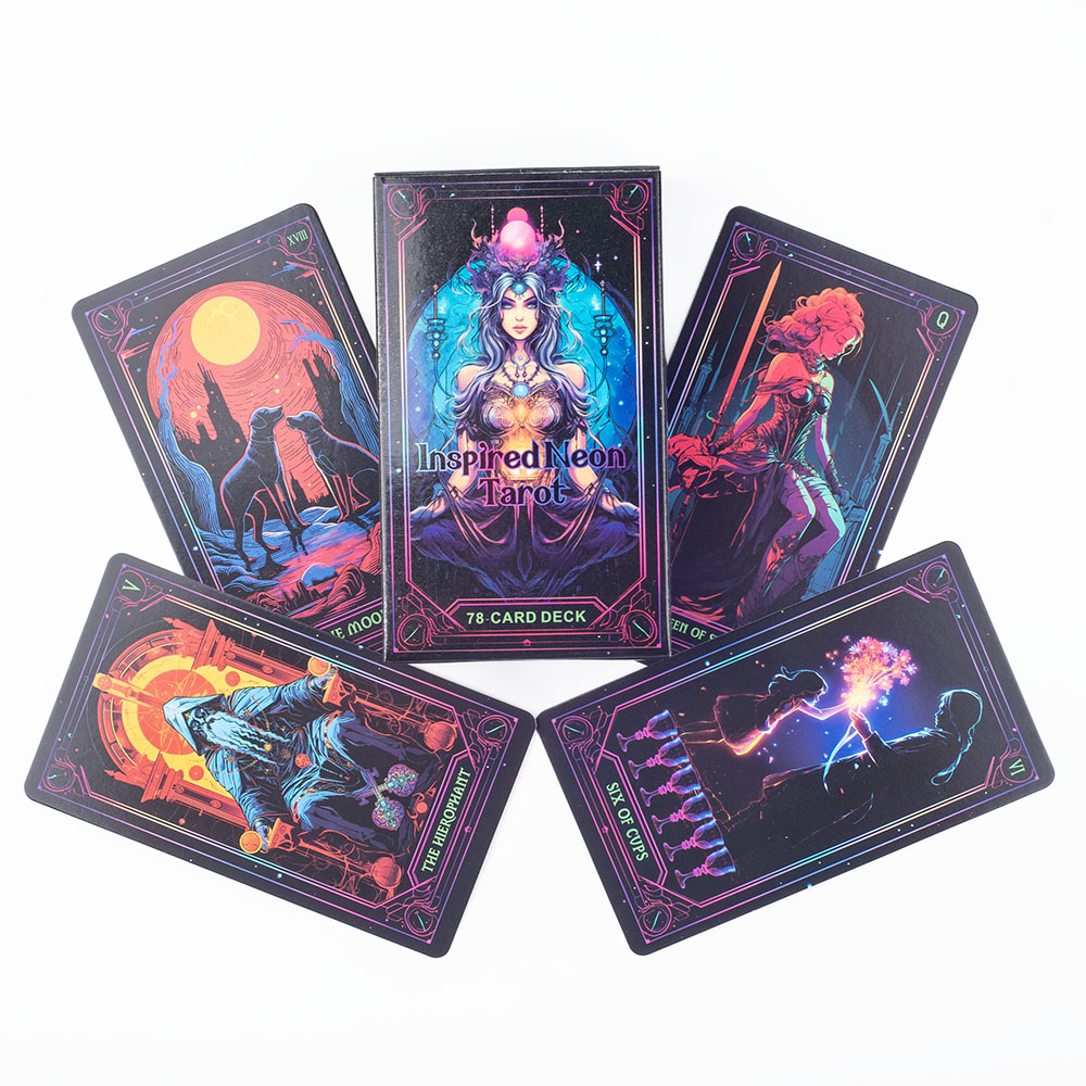 nspired Neon Tarot A 78-Card D - Board Game Uno 评论和价格