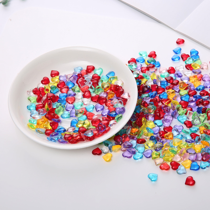 100PCS 10*4mm Heart Shape Acry - Board Game Hegemony 评论和价格