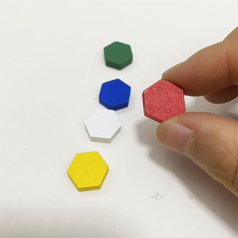 50 Pieces Wooden Hexagonal Pri - Board Game Hegemony 评论和价格