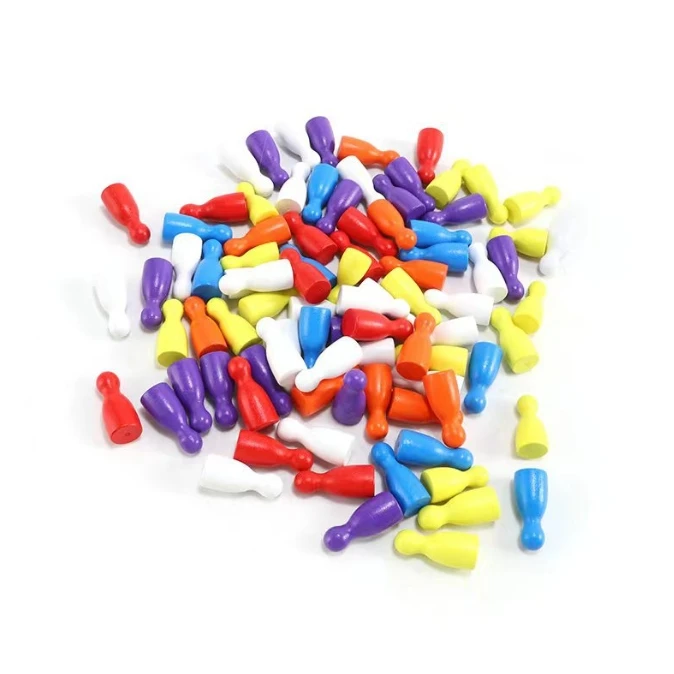 100 Pcs Colorful Wooden Chess  - Board Game Hegemony 评论和价格