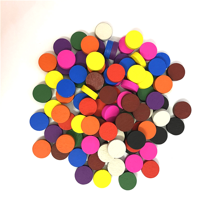 50pieces 15*5MM 11 Colors Wood - Board Game Hegemony 评论和价格