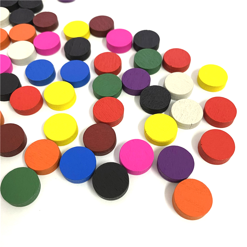 50pieces 15*5MM 11 Colors Wood - Board Game Hegemony 评论和价格