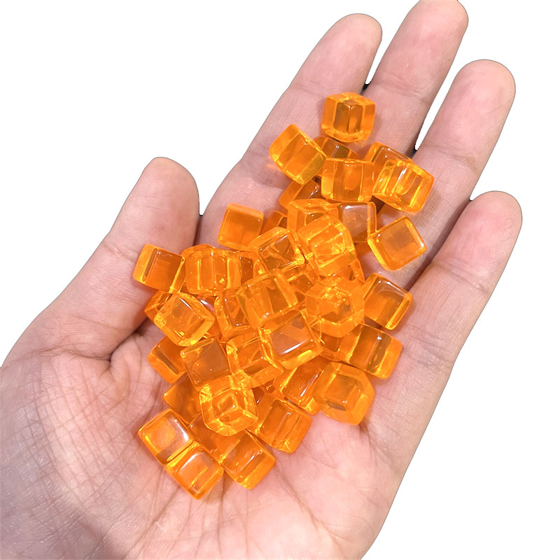 100pcs/set 8mm Clear Cube Dice - Board Game Hegemony 评论和价格