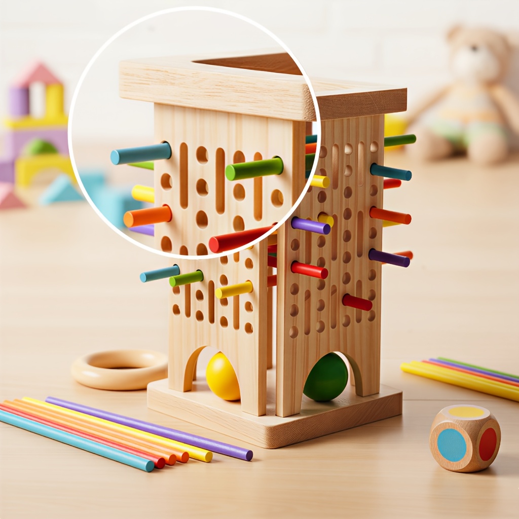 Montessori Wooden Board Game C - Board Game Family 评论和价格
