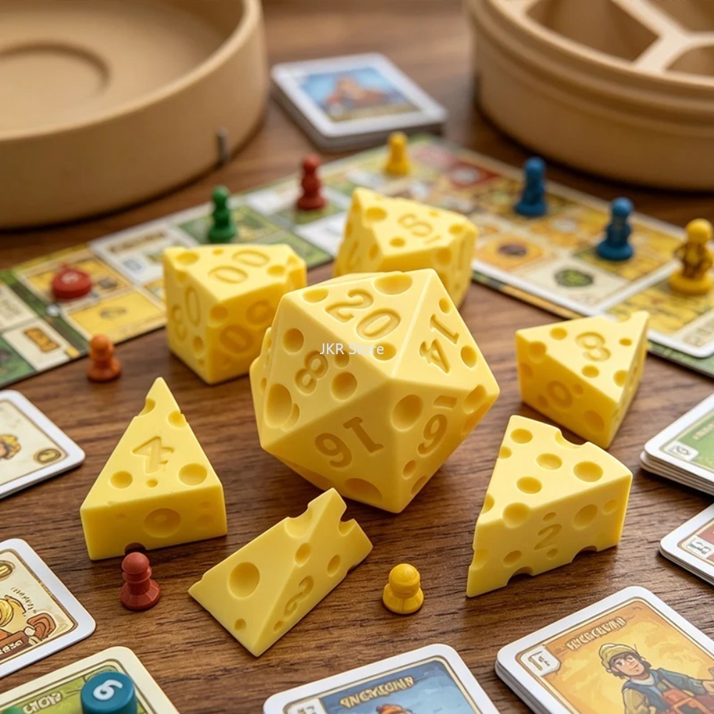 Creative Irregular Cheese Dice - Board Game Review 评论和价格