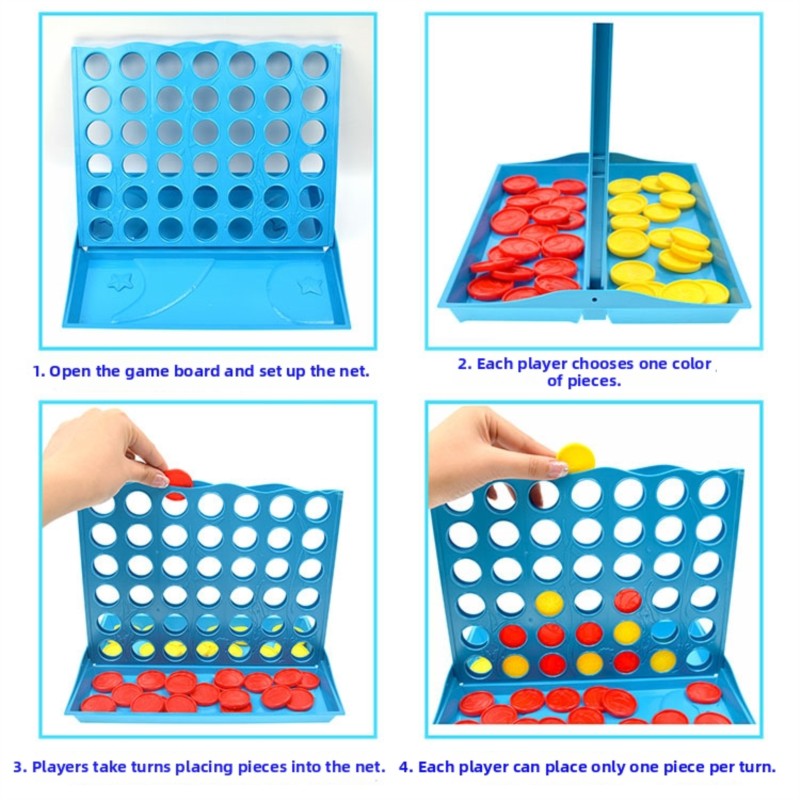 3D Four-in-a-Row Board Game fo - Board Game Family 评论和价格