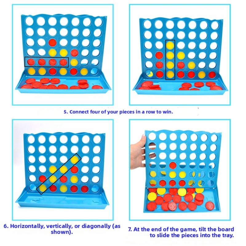 3D Four-in-a-Row Board Game fo - Board Game Family 评论和价格