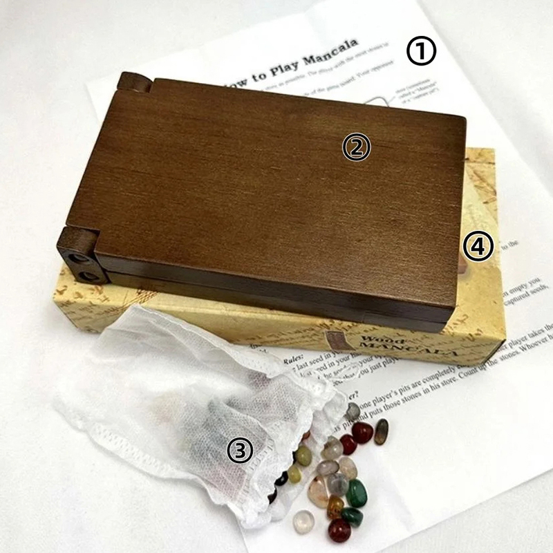 Ancient Mancala African Chess  - Board Game Family 评论和价格