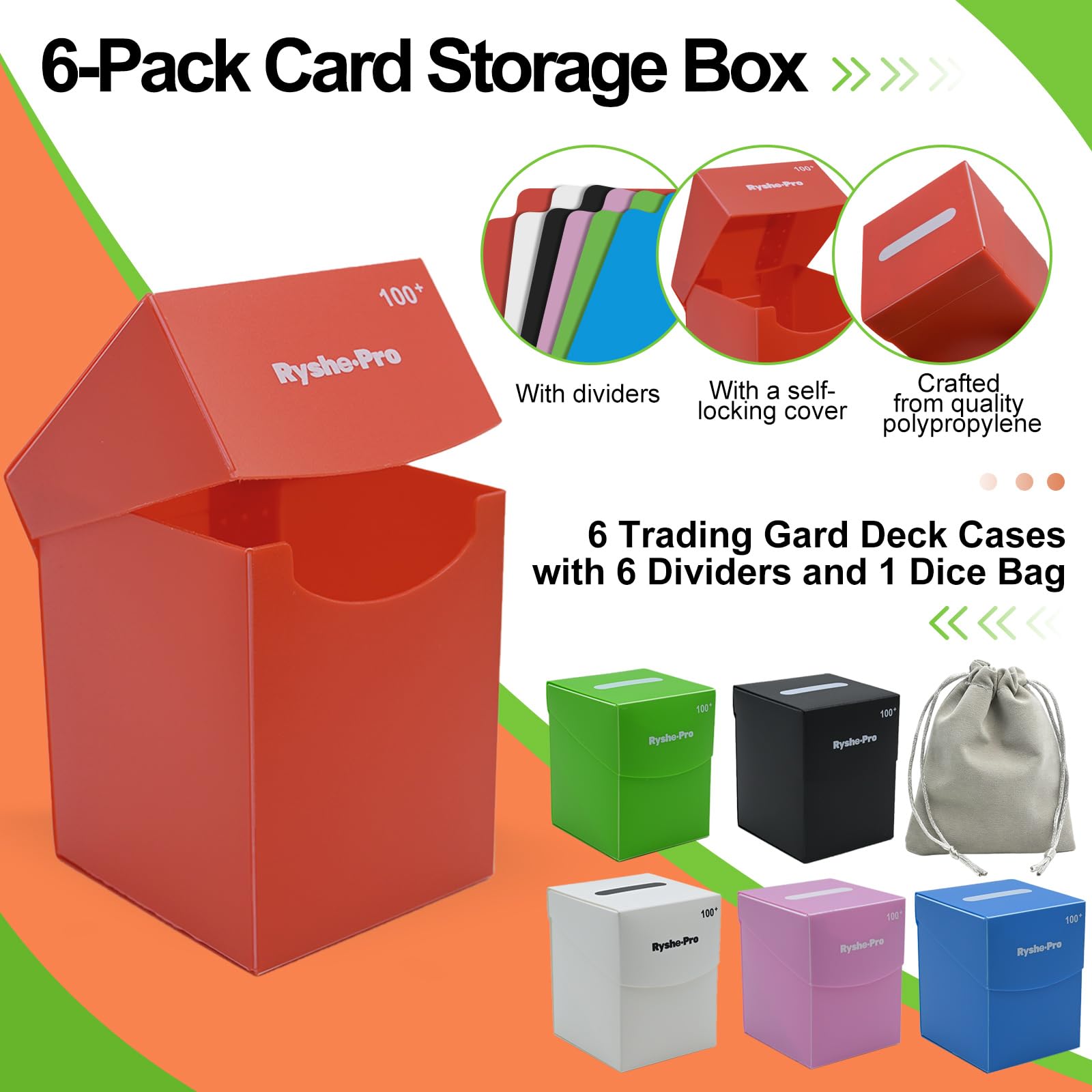 TCG Deck Box for 100+ Cards Co - Board Game Review 评论和价格