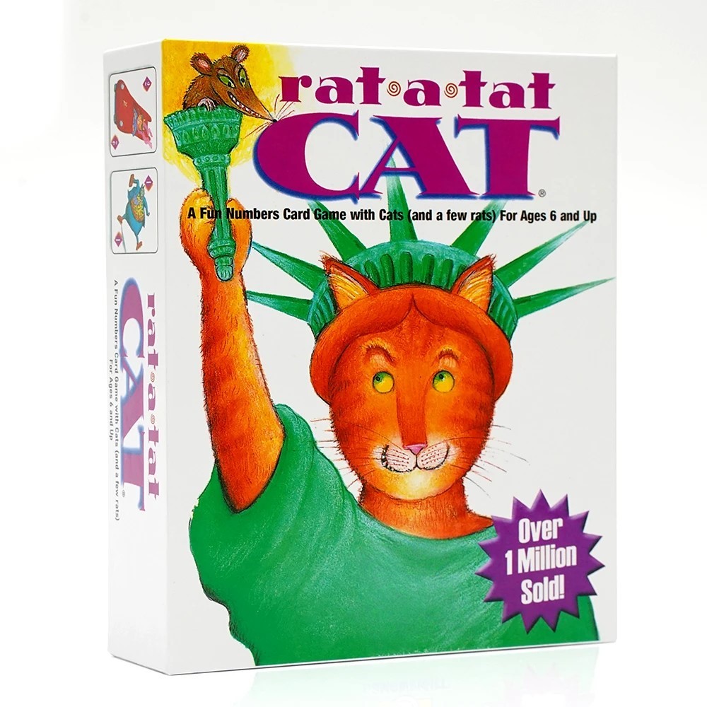 Rat A Tat Cat Fun Numbers Card - Board Game For 2 Players 评论和价格