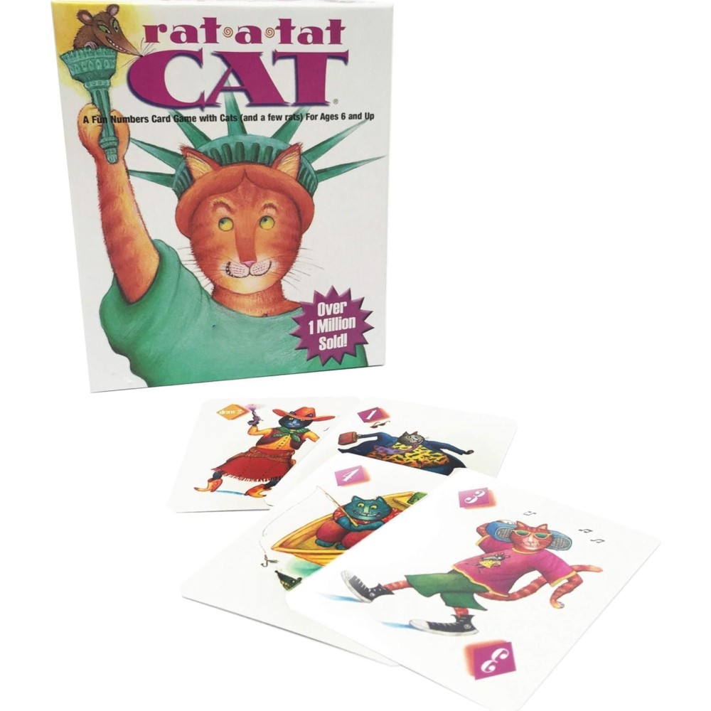 Rat A Tat Cat Fun Numbers Card - Board Game For 2 Players 评论和价格