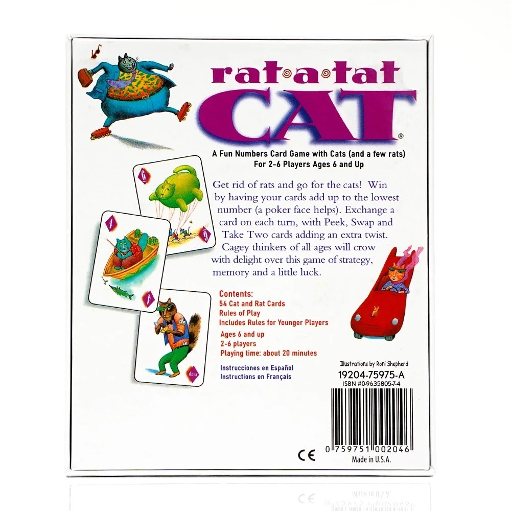 Rat A Tat Cat Fun Numbers Card - Board Game For 2 Players 评论和价格