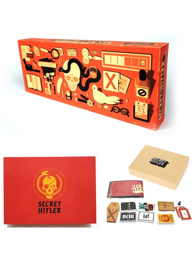 Secret Hitler Board Game Card  - Board Game Hitler 评论和价格