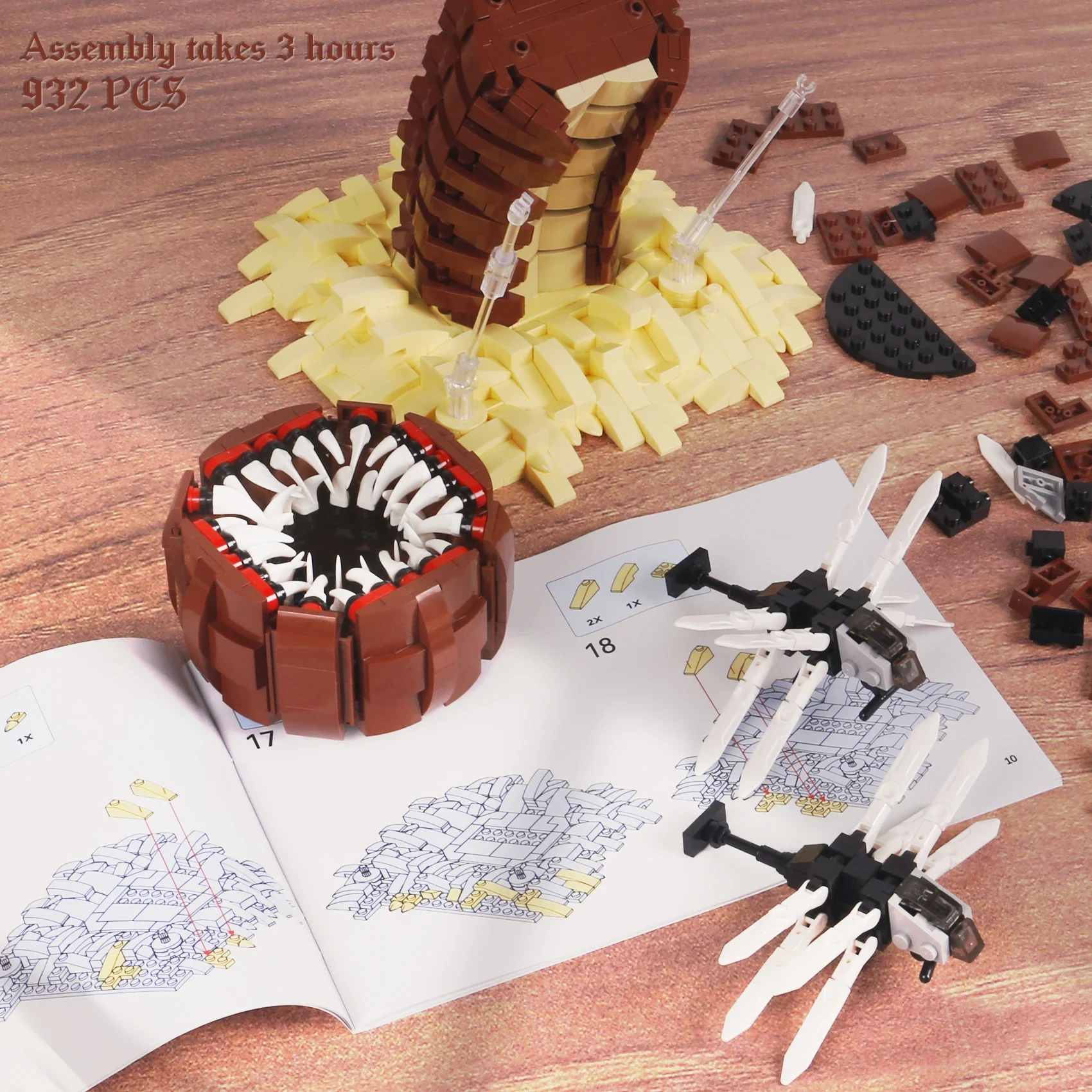 932PCS Sci-Fi Creature Model D - Board Game Dune 评论和价格
