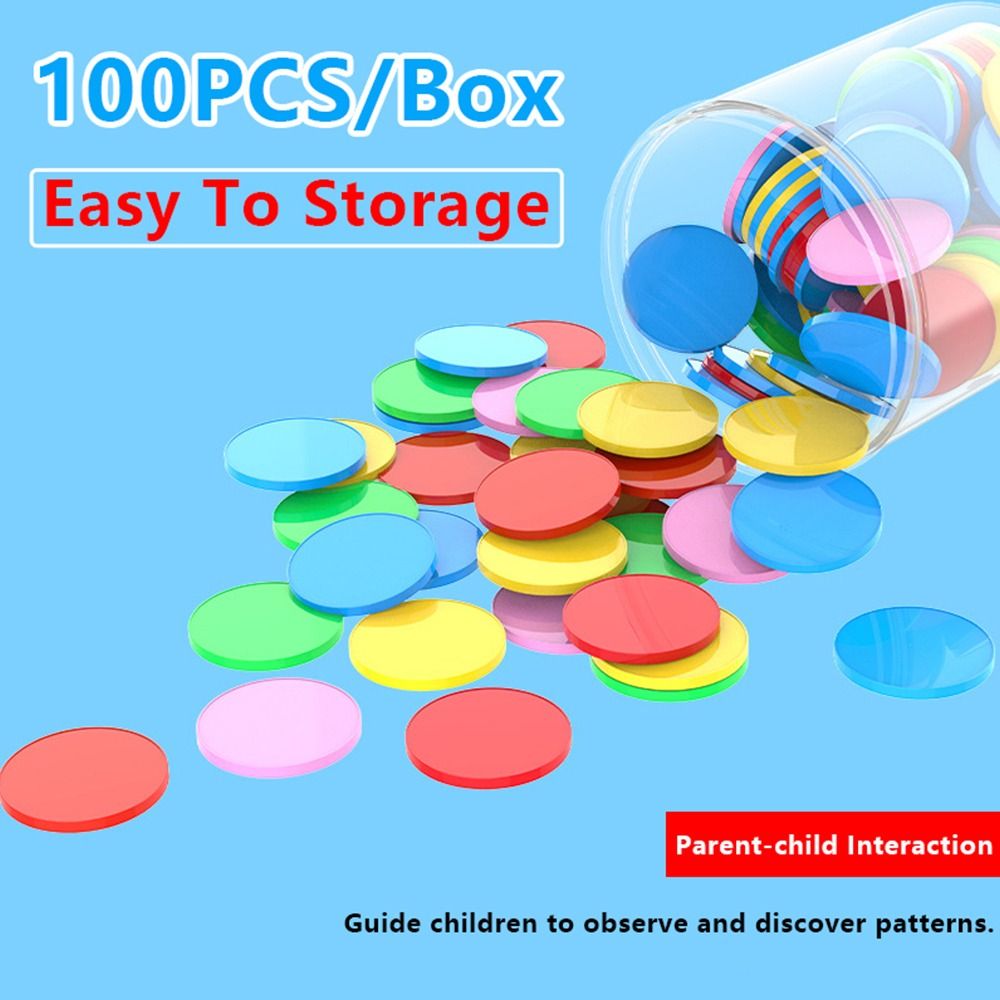 100pcs Plastic Counting Chips  - Board Game Hegemony 评论和价格