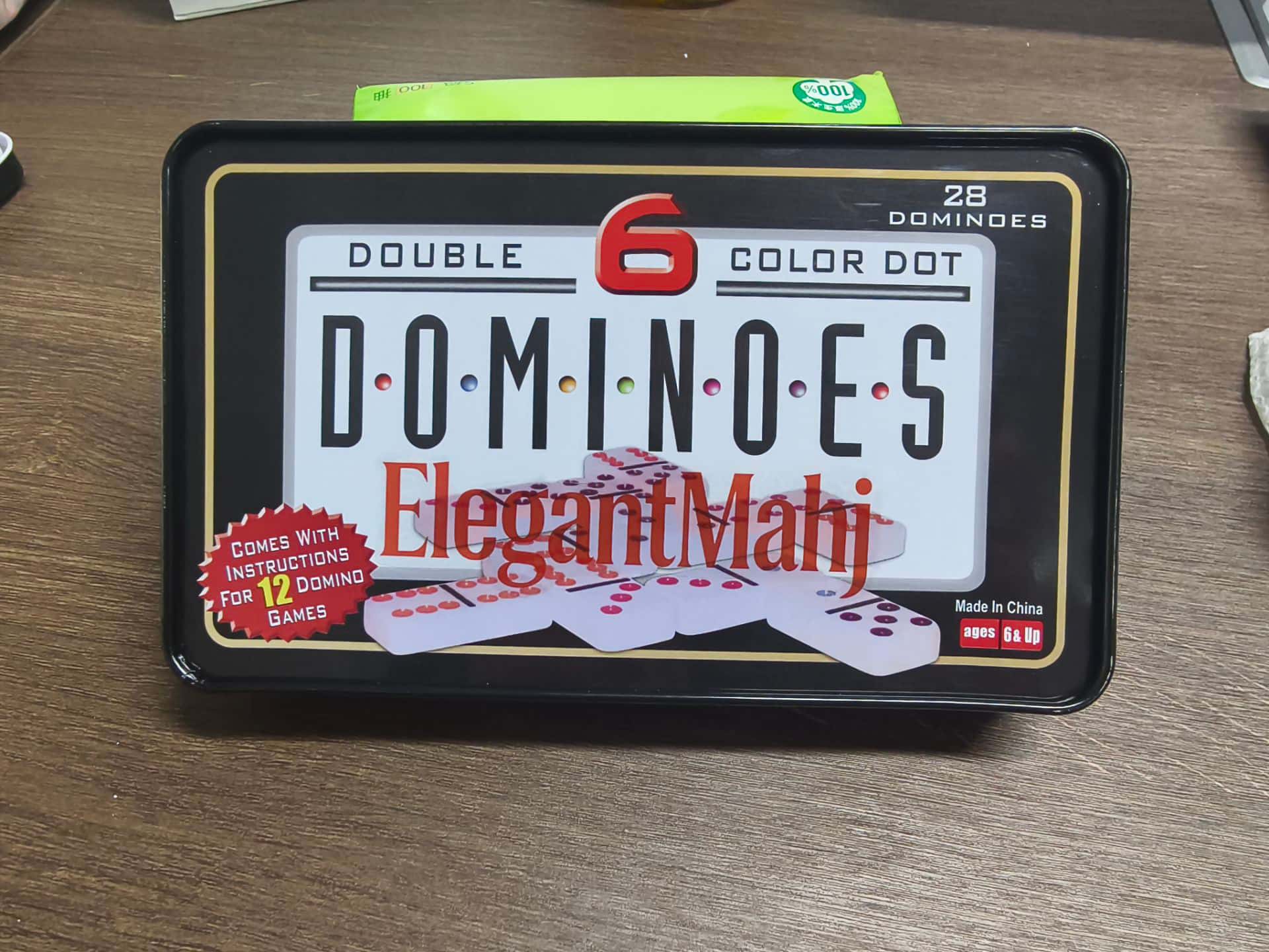 ElegantMahj Double Six Dominoe - Board Game Family 评论和价格