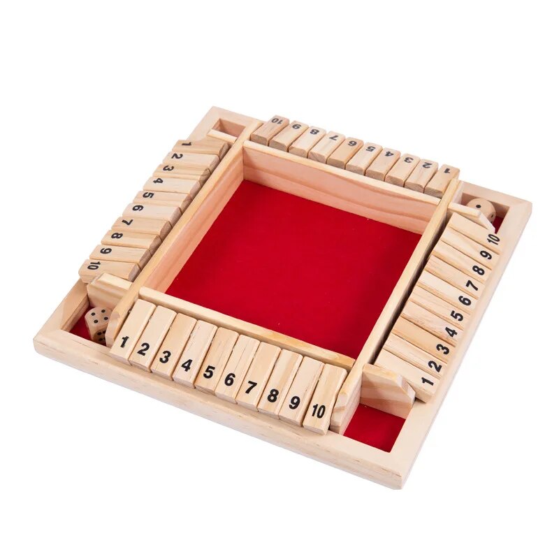 Wooden Dice Board Game Shut Th - Board Game Review 评论和价格